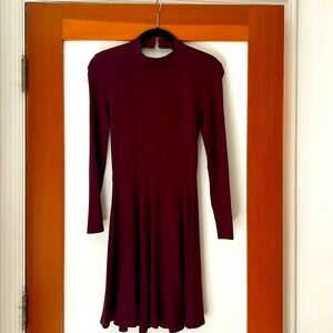 American Apparel Dress, Maroon, Sz S